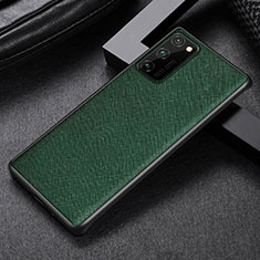 Custodia Lusso Pelle Cover R09 per Huawei Honor V30 5G Verde