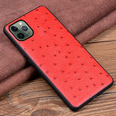 Custodia Lusso Pelle Cover R12 per Apple iPhone 11 Pro Rosso