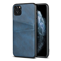 Custodia Lusso Pelle Cover R15 per Apple iPhone 11 Pro Max Blu