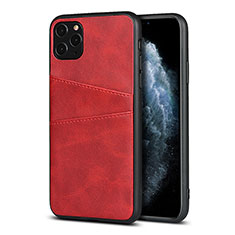 Custodia Lusso Pelle Cover R15 per Apple iPhone 11 Pro Rosso