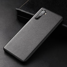 Custodia Lusso Pelle Cover S01 per Huawei Mate 40 Lite 5G Nero