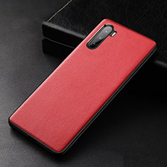 Custodia Lusso Pelle Cover S01 per Huawei Mate 40 Lite 5G Rosso