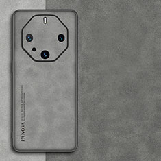Custodia Lusso Pelle Cover S01 per Huawei Mate 60 RS Ultimate Grigio