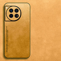 Custodia Lusso Pelle Cover S01 per OnePlus 12R 5G Arancione