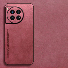 Custodia Lusso Pelle Cover S01 per OnePlus 12R 5G Rosso