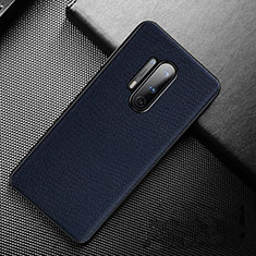 Custodia Lusso Pelle Cover S01 per OnePlus 8 Pro Blu