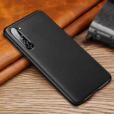 Custodia Lusso Pelle Cover S01 per Oppo Reno3 Nero