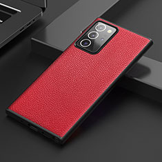 Custodia Lusso Pelle Cover S01 per Samsung Galaxy Note 20 Ultra 5G Rosso