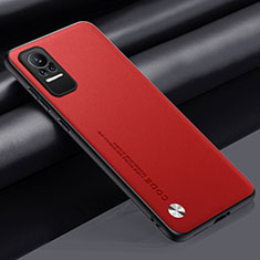 Custodia Lusso Pelle Cover S01 per Xiaomi Civi 5G Rosso