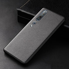 Custodia Lusso Pelle Cover S01 per Xiaomi Mi 10 Pro Nero