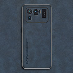 Custodia Lusso Pelle Cover S01 per Xiaomi Mi 11 Ultra 5G Blu