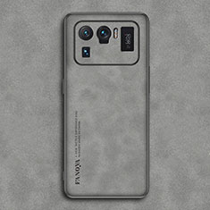 Custodia Lusso Pelle Cover S01 per Xiaomi Mi 11 Ultra 5G Grigio