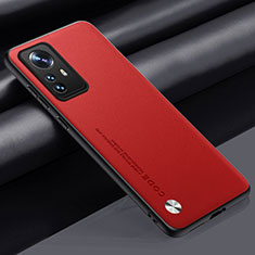 Custodia Lusso Pelle Cover S01 per Xiaomi Mi 12T 5G Rosso