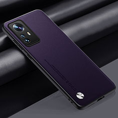 Custodia Lusso Pelle Cover S01 per Xiaomi Redmi K50 Ultra 5G Viola