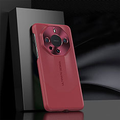 Custodia Lusso Pelle Cover S02 per Huawei Mate 60 RS Ultimate Rosso