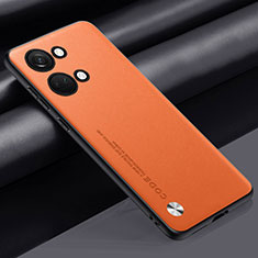 Custodia Lusso Pelle Cover S02 per OnePlus Nord 3 5G Arancione