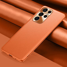 Custodia Lusso Pelle Cover S02 per Samsung Galaxy S23 Ultra 5G Arancione