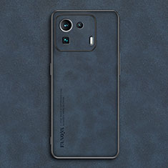 Custodia Lusso Pelle Cover S02 per Xiaomi Mi 11 Pro 5G Blu