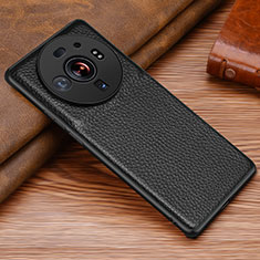 Custodia Lusso Pelle Cover S02 per Xiaomi Mi 12 Ultra 5G Nero