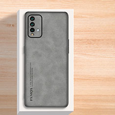 Custodia Lusso Pelle Cover S02 per Xiaomi Redmi 9T 4G Grigio