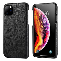 Custodia Lusso Pelle Cover S03 per Apple iPhone 11 Pro Max Nero