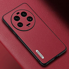 Custodia Lusso Pelle Cover S03 per Xiaomi Mi 13 Ultra 5G Rosso