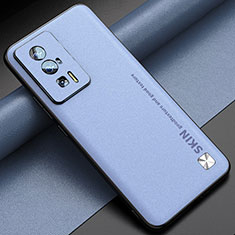 Custodia Lusso Pelle Cover S03 per Xiaomi Redmi K60 5G Azzurro