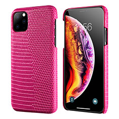 Custodia Lusso Pelle Cover S04 per Apple iPhone 11 Pro Rosa Caldo