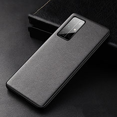 Custodia Lusso Pelle Cover S04 per Huawei Honor 30S Nero