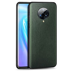 Custodia Lusso Pelle Cover S04 per Vivo Nex 3 Verde