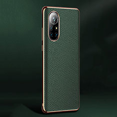 Custodia Lusso Pelle Cover S05 per Huawei Nova 8 5G Verde