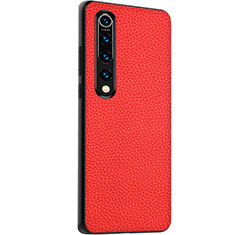 Custodia Lusso Pelle Cover S05 per Xiaomi Mi 10 Rosso