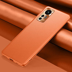 Custodia Lusso Pelle Cover S06 per Xiaomi Mi 12 5G Arancione