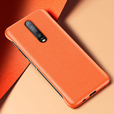Custodia Lusso Pelle Cover S06 per Xiaomi Poco X2 Arancione