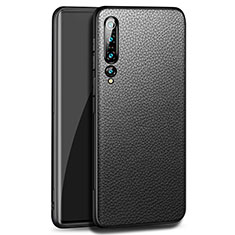 Custodia Lusso Pelle Cover S07 per Xiaomi Mi 10 Pro Nero