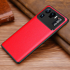 Custodia Lusso Pelle Cover S07 per Xiaomi Mi 11 Ultra 5G Rosso
