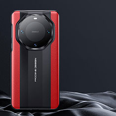 Custodia Lusso Pelle Cover S10 per Huawei Mate 60 Pro Rosso