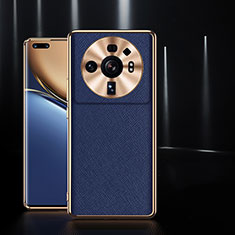 Custodia Lusso Pelle Cover S10 per Xiaomi Mi 12 Ultra 5G Blu