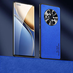 Custodia Lusso Pelle Cover ST4 per Huawei Honor Magic3 5G Blu