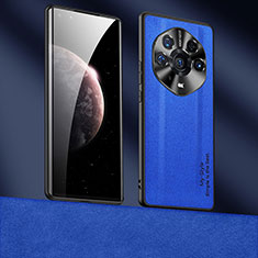 Custodia Lusso Pelle Cover ST4 per Huawei Honor Magic3 Pro+ Plus 5G Blu