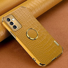 Custodia Lusso Pelle Cover XD1 per Samsung Galaxy A05s Giallo