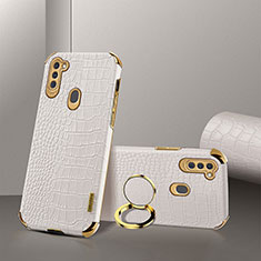 Custodia Lusso Pelle Cover XD1 per Samsung Galaxy A11 Bianco