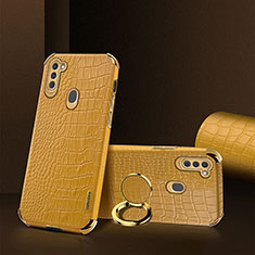 Custodia Lusso Pelle Cover XD1 per Samsung Galaxy A11 Giallo
