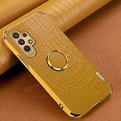 Custodia Lusso Pelle Cover XD1 per Samsung Galaxy M32 5G Giallo