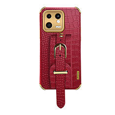Custodia Lusso Pelle Cover XD1 per Xiaomi Mi 13 5G Rosso