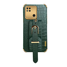 Custodia Lusso Pelle Cover XD1 per Xiaomi Redmi 9 India Verde