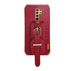 Custodia Lusso Pelle Cover XD1 per Xiaomi Redmi 9 Rosso