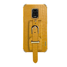 Custodia Lusso Pelle Cover XD1 per Xiaomi Redmi Note 9 Pro Giallo