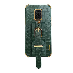 Custodia Lusso Pelle Cover XD1 per Xiaomi Redmi Note 9 Pro Verde