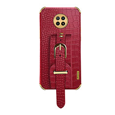 Custodia Lusso Pelle Cover XD1 per Xiaomi Redmi Note 9T 5G Rosso